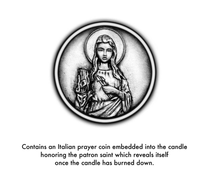 Saint Candle - St Philomena, Saint of Children &amp; Babies