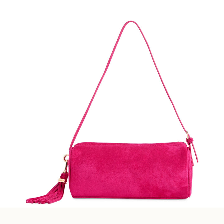 Kylie Barrel Shoulder Bag - Magenta