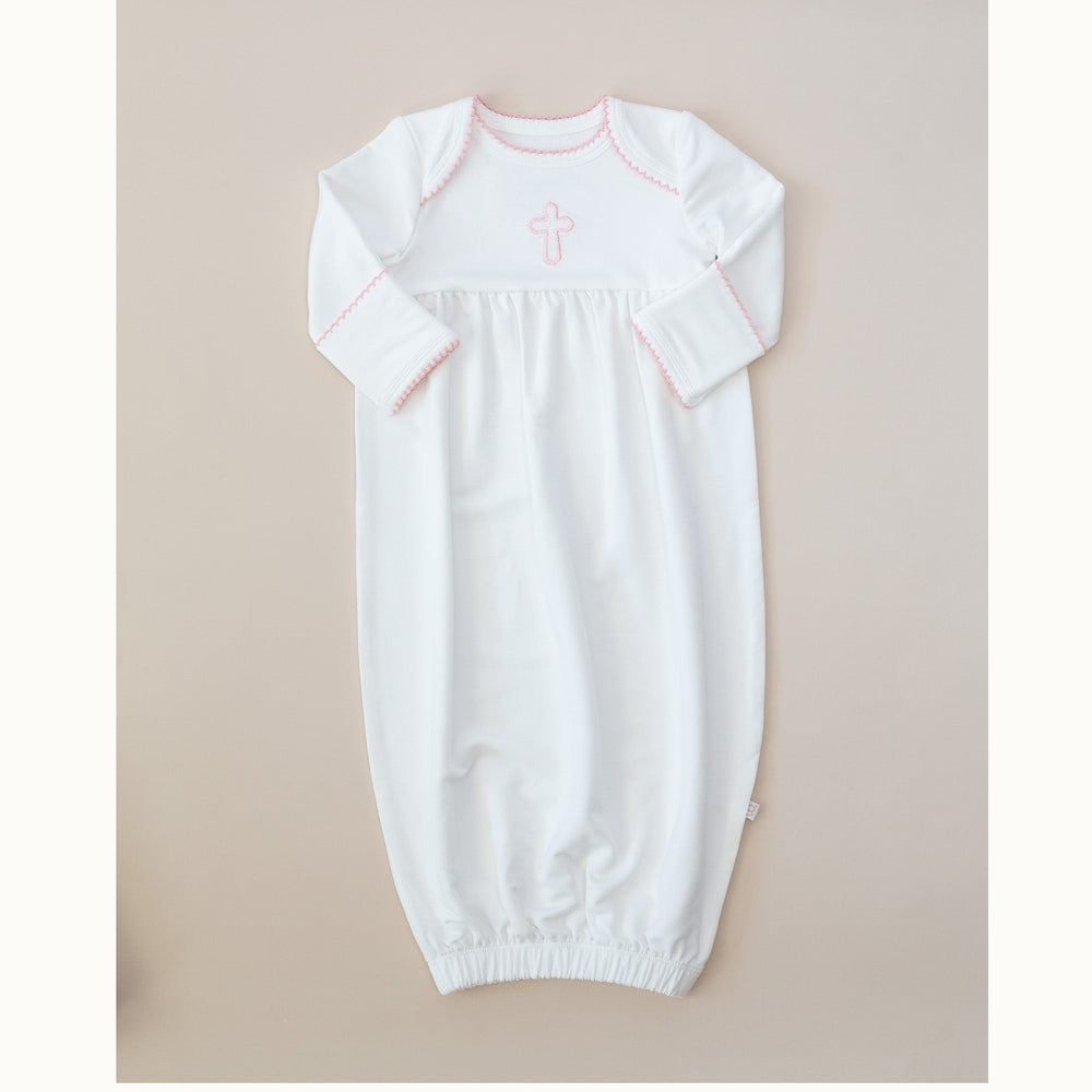 Pip Gown - Pink Cross