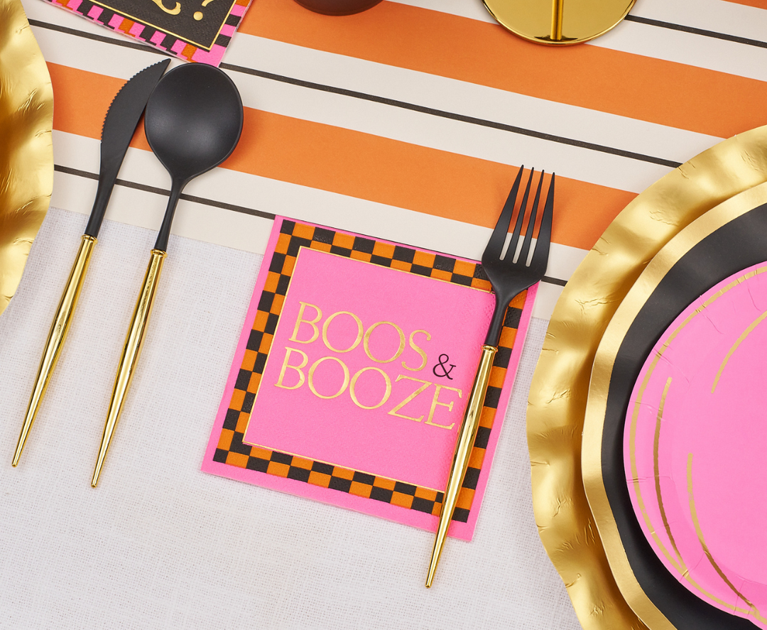 Boos &amp; Booze - 5" Bold 3 ply Cocktail Napkin