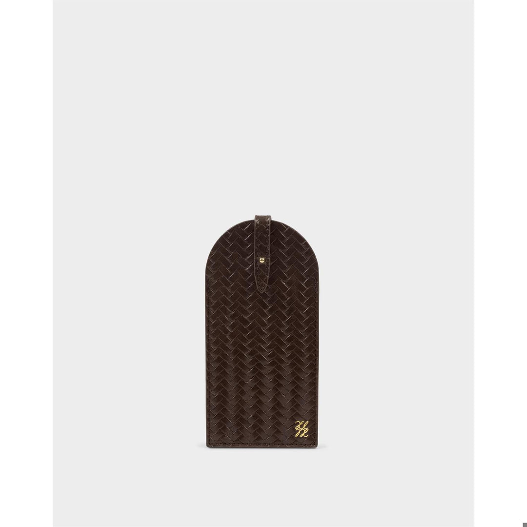 Glasses Sleeve - Chocolate Woven