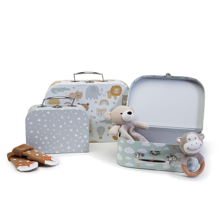 Product photograph of three decorative children&