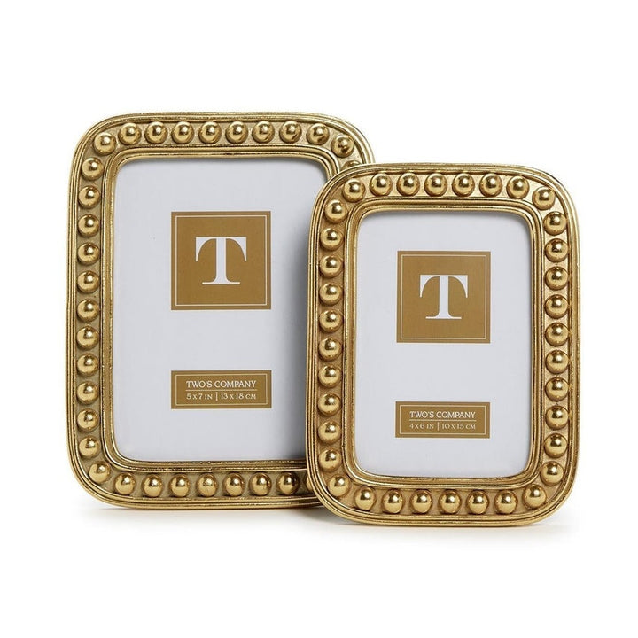 Gold metal frames by Two&
