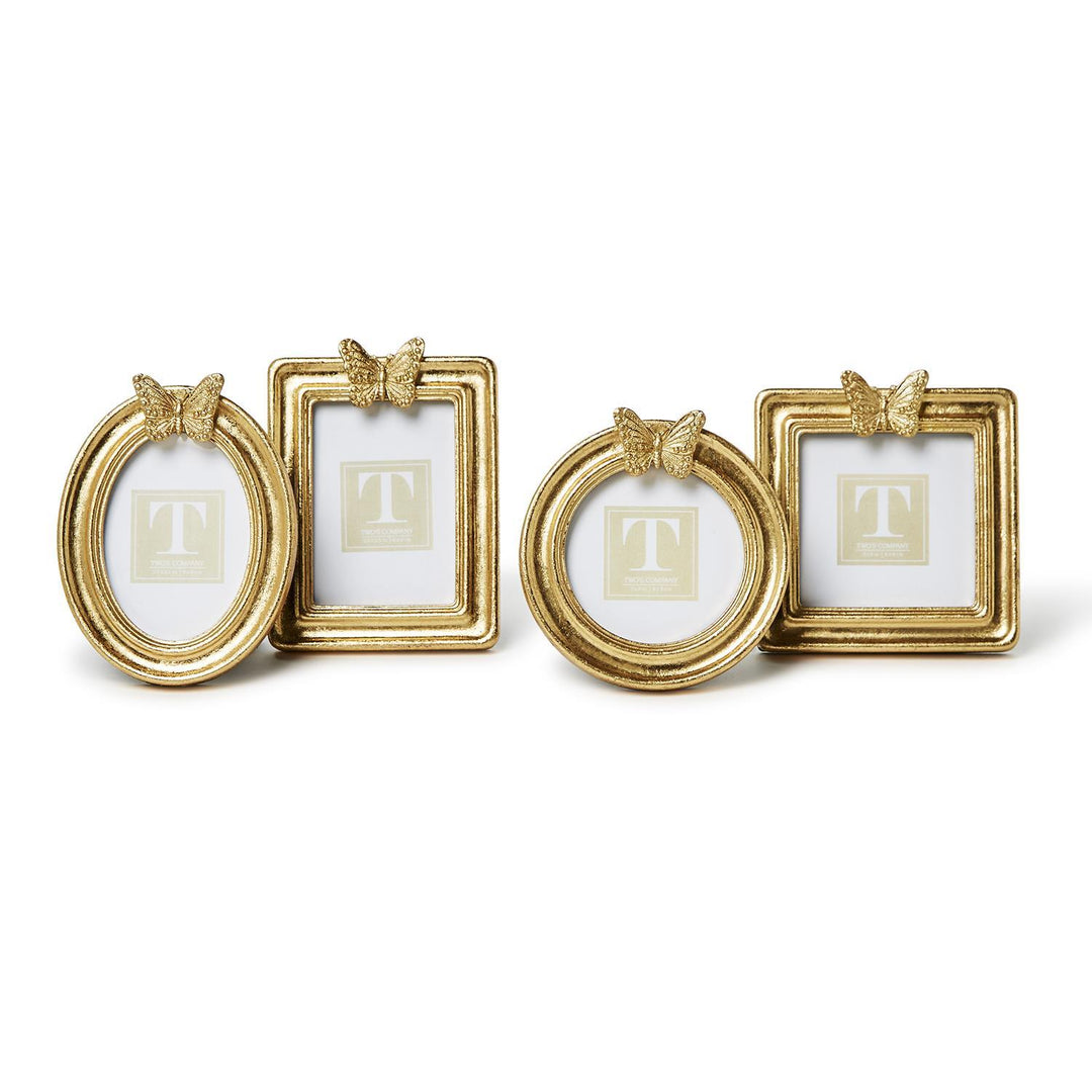 Gilded metal frames by Two&