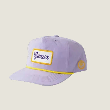 Purple cap with &