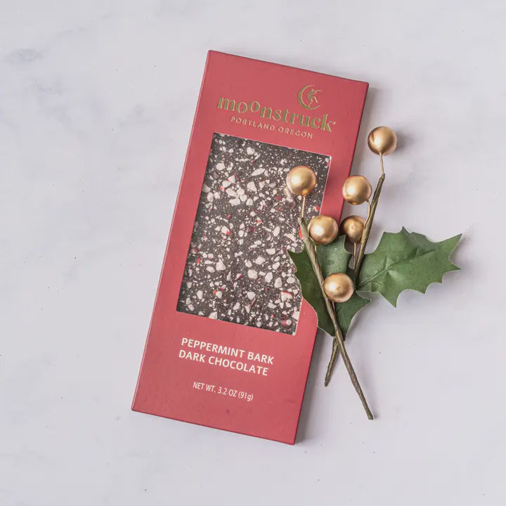 Peppermint Bark Dark Chocolate Bar