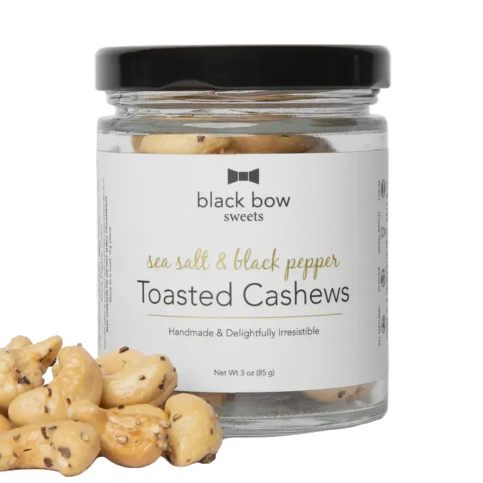 Toasted Cashew Jar - Sea Salt &amp; Black Pepper