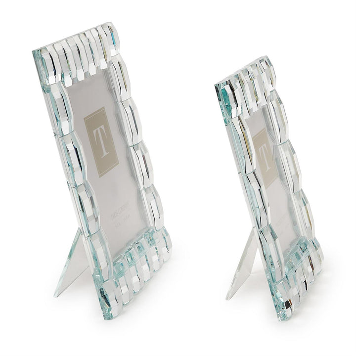 Faceted Crystal Glass Frame