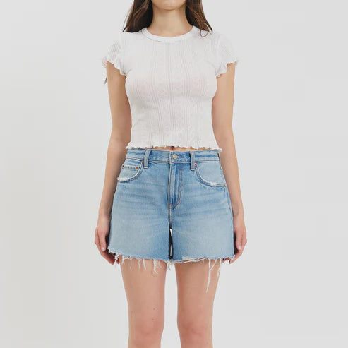 Crossroads Mid Rise Loose Short - Pulse