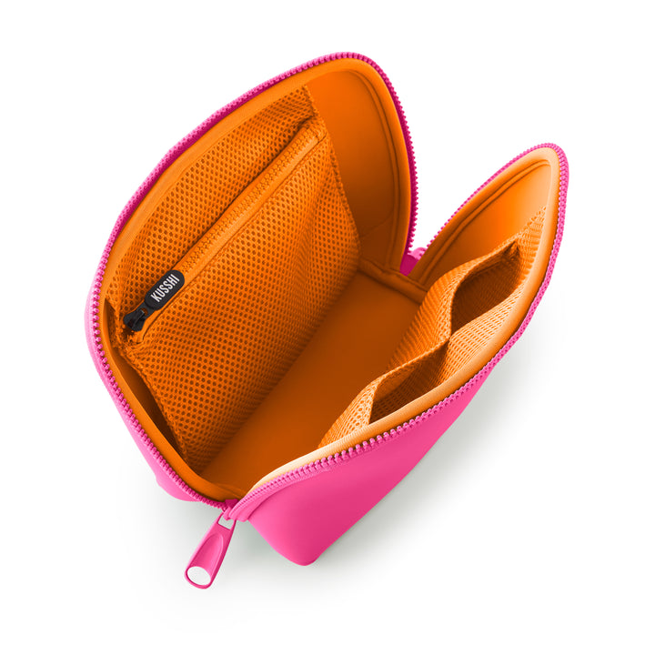 Neoprene Makeup Bag French Pink/Sherbert