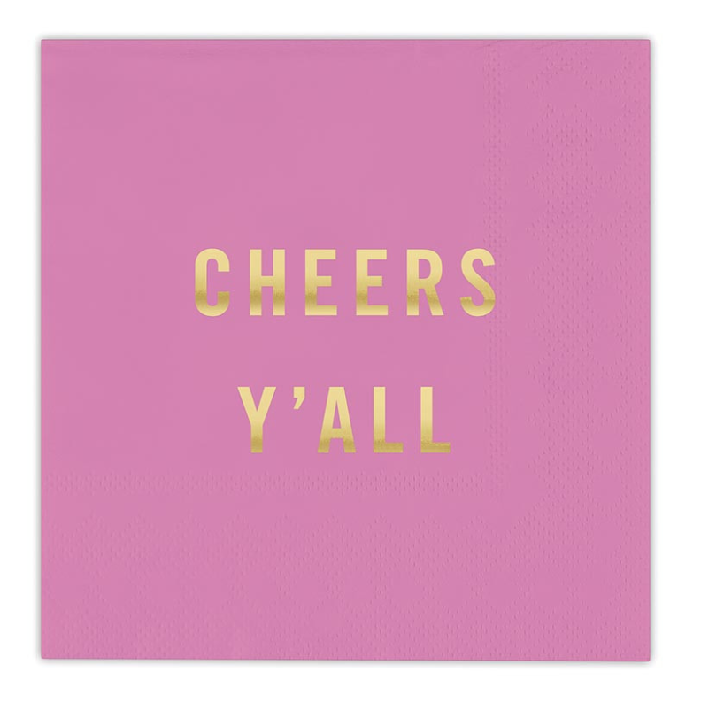 Cocktail Napkins - Cheers Y&