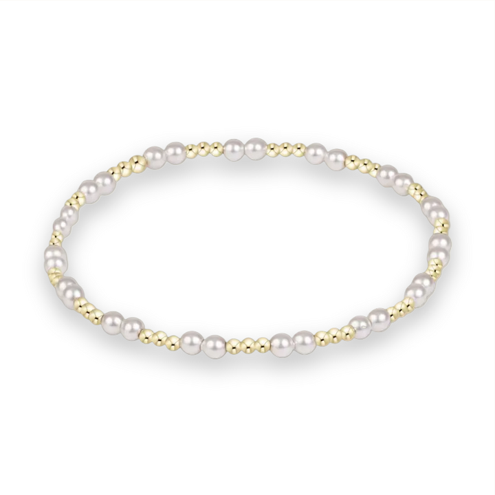 Together Gold Pearl Bead Bracelet