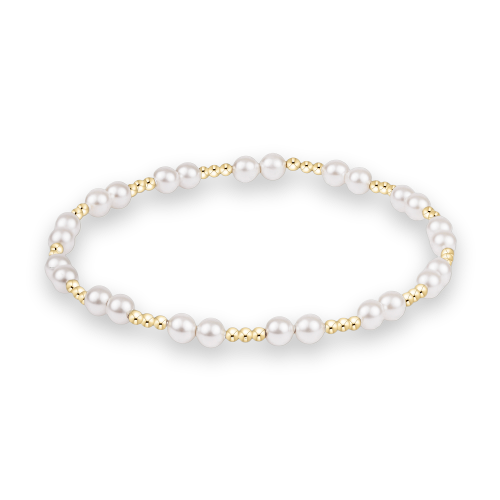 Together Gold Pearl Bead Bracelet