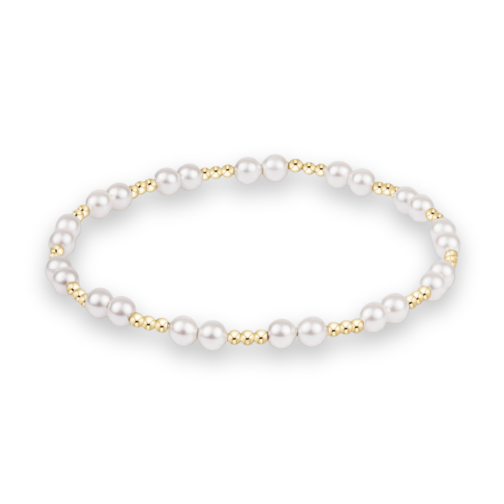 Together Gold Pearl Bead Bracelet