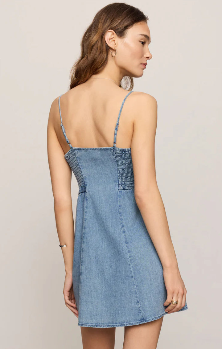 Angel Eyes Denim Mini Dress