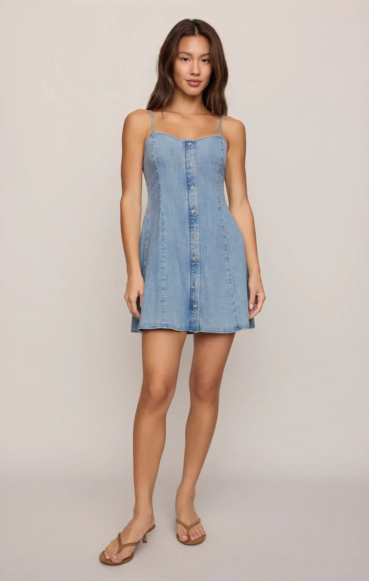 Angel Eyes Denim Mini Dress