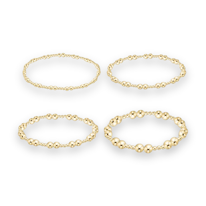 Together Gold Bead Bracelet