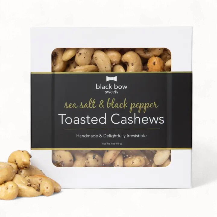 Toasted Cashew Window Box - Sea Salt &amp; Black Pepper