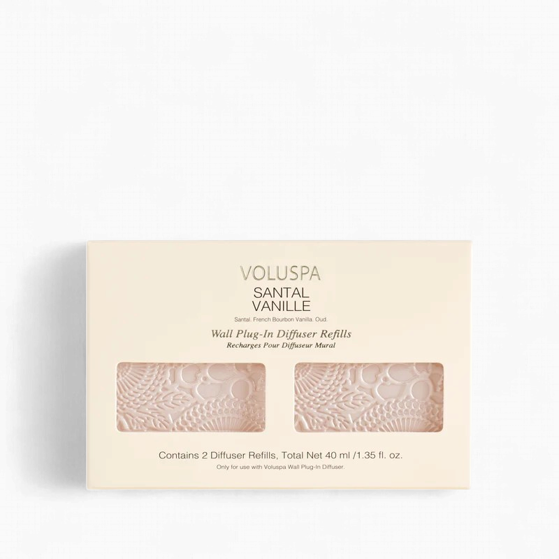 Santal Vanille Wall Plugin Twin Refill Pack